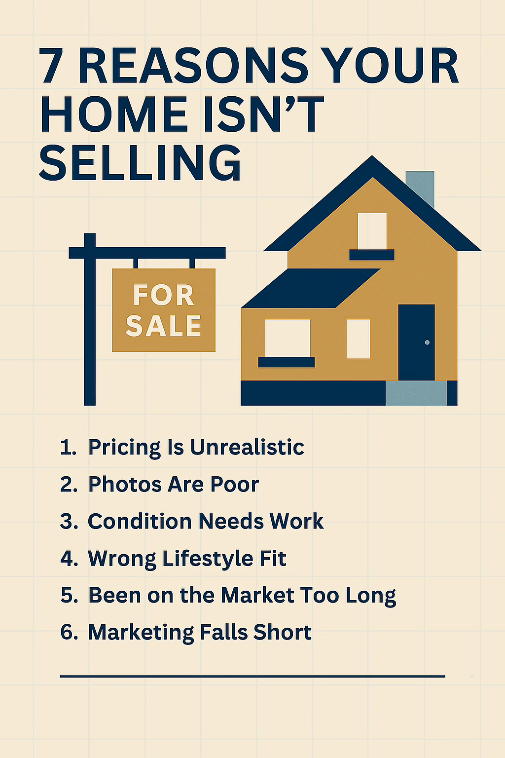 “7 Reasons Your Home Isn’t Selling (and How to Fix Them)”