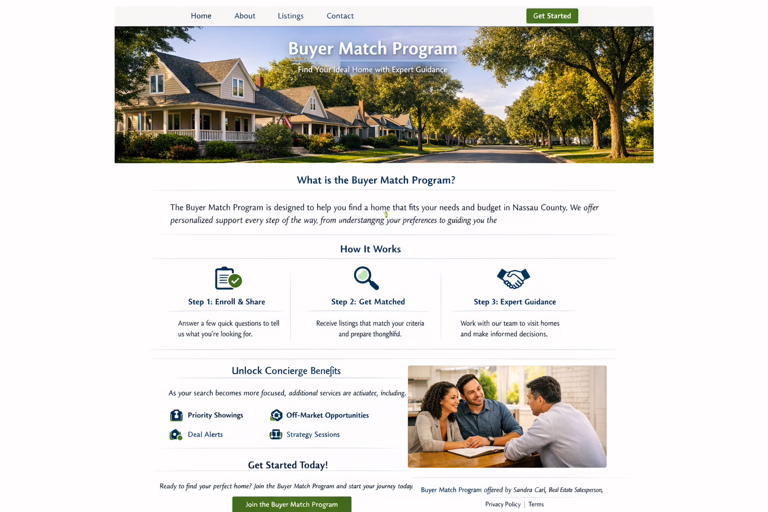 Buyer Match Program